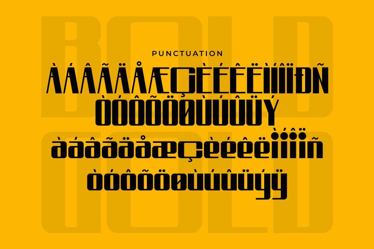 Bold Gold – Heavy Squared Font, a Sans Serif Font by Artiveko (Photo 5 of 8)