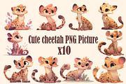 Cute animal collection 400 PNG, an Animal Illustration by DesignFolioHub (Thumbnail 10 of 34)