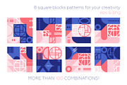 SALE! Modern geometric pattern set, a Pattern Graphic by lisa_kalev (Thumbnail 9 of 11)