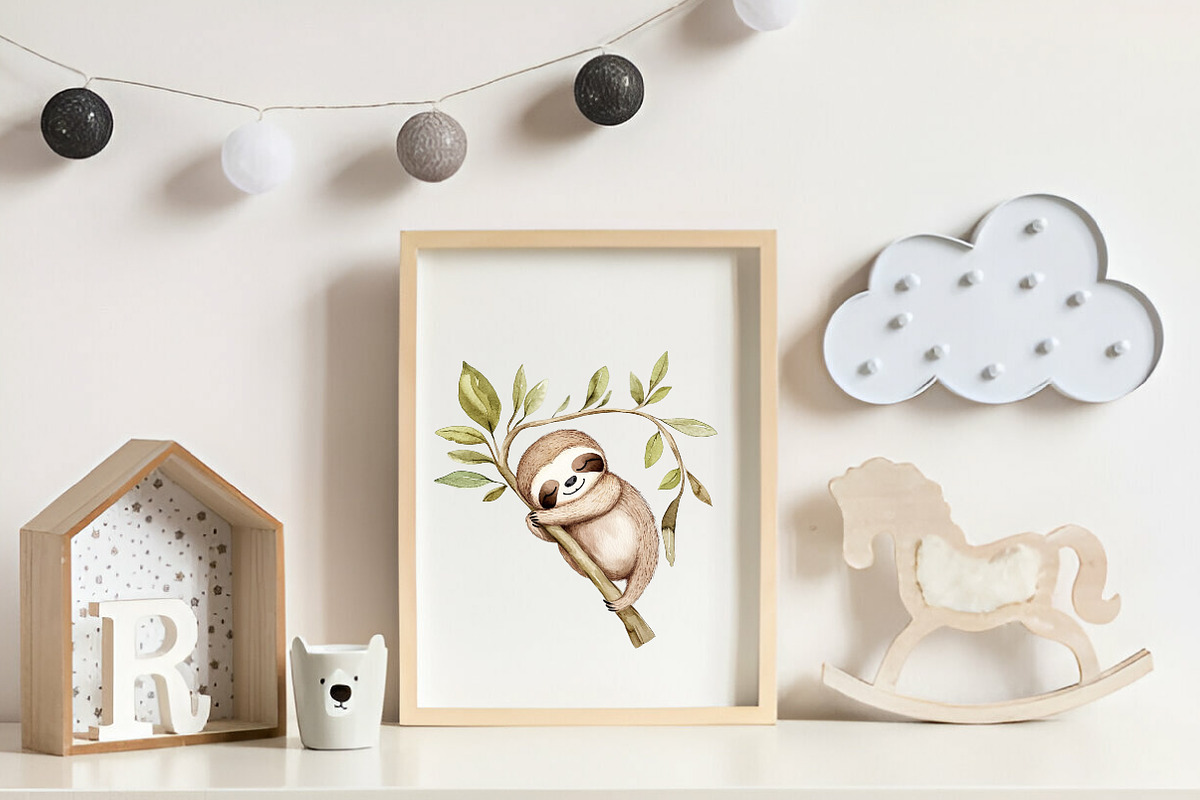 Sleeping Baby Animal, Sweet Dreams, an Illustration by CreationArt (Photo 6 of 9)