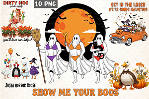 Halloween Vintage Sublimation Bundle, an Illustration by DreamCafeArt