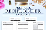 Recipe Binder Printable Kit, a Stationery Template by Jessica Marie Design (Thumbnail 2 of 5)