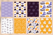 Halloween Funny Patterns Pack, a Pattern Graphic by Katrinelly (Thumbnail 10 of 13)