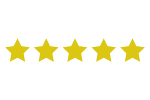 5 star review, an Illustration by Mark1987