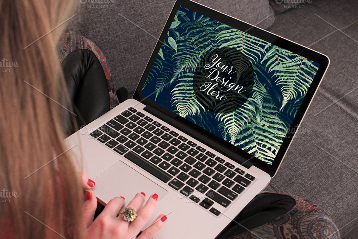 4 High Quality Macbook Pro Mockups, a Mac Mockup by DesignLux (Photo 3 of 5)