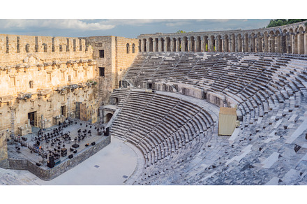 Aspendos Ancient City. Aspendos, an Architecture Photo by Elizaveta Galitskaya