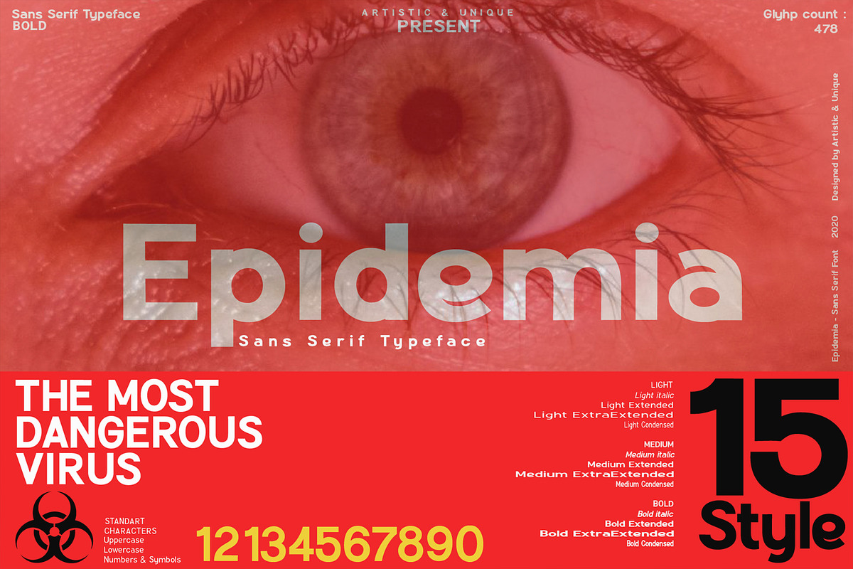 Epidemia - Sans Serif Font Family preview 3