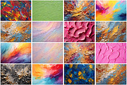 Oil Paint Texture Background, a Texture Graphic by Forhadx5 (Thumbnail 5 of 7)