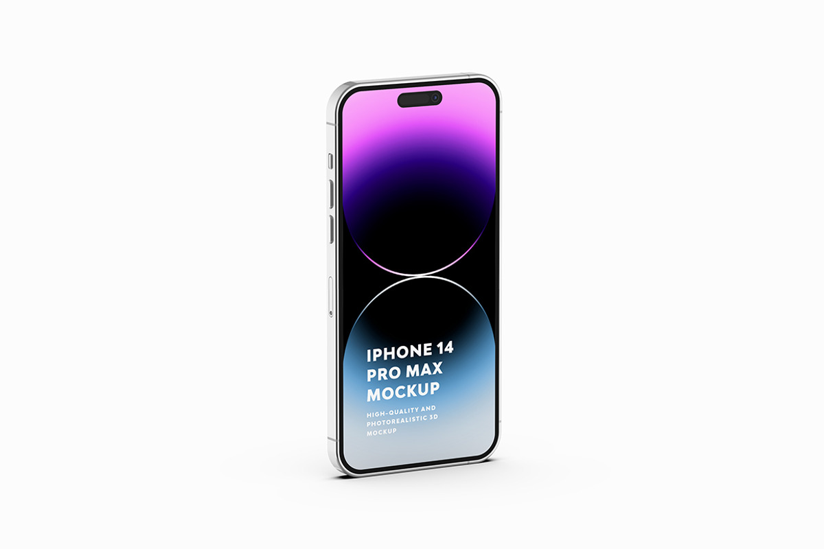 iPhone 14 Pro Max Mockup, an iPhone Mockup by UnicDesign (Photo 5 of 10)