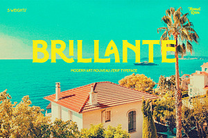 Brillante Typeface, a Serif Font by ManuelRosin