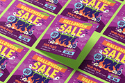 Halloween Sale Flyer, a Flyer Template by Creativestoree (Thumbnail 2 of 5)