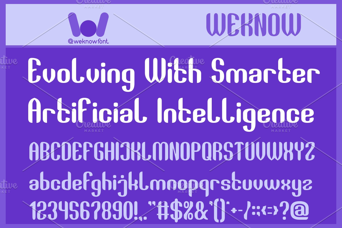 The Processor font, a Font by weknow (Photo 4 of 8)
