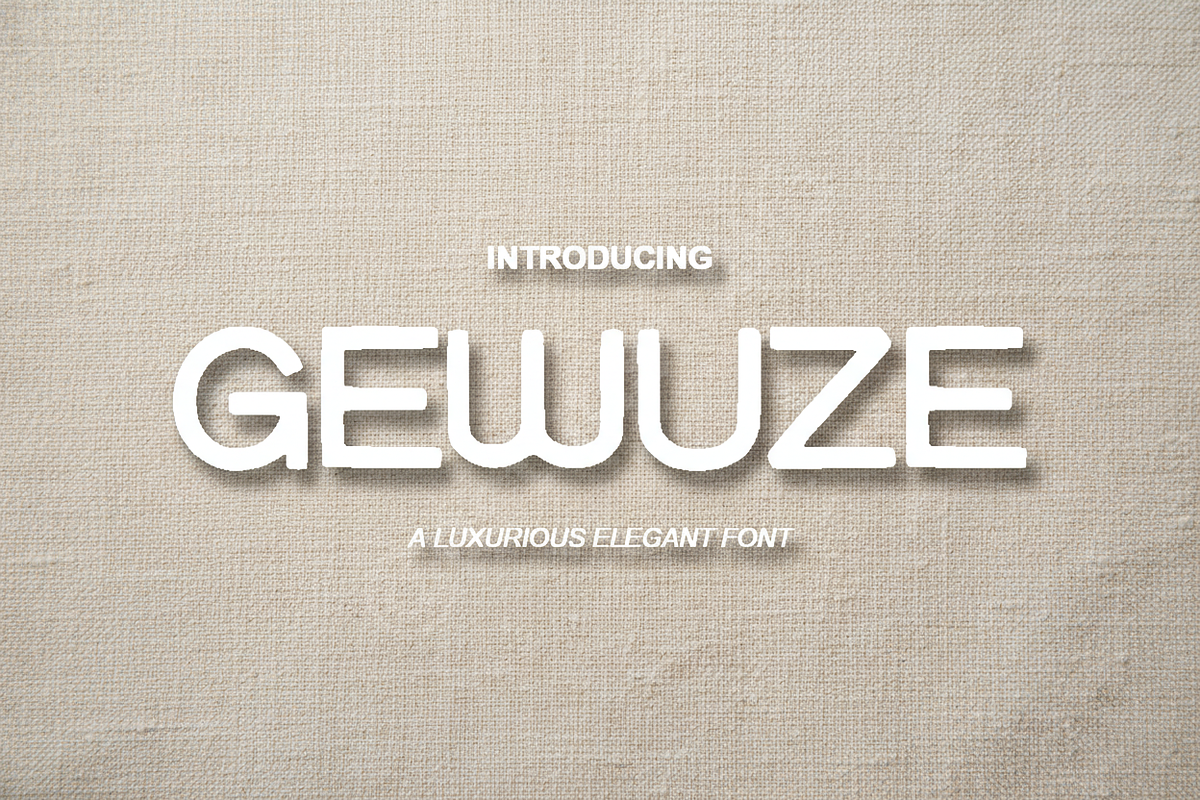 Gewuze - Elegant Serif Font for Luxu, a Font by Astuti Studio (Photo 1 of 16)