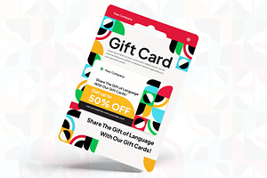 Language Course Gift Card