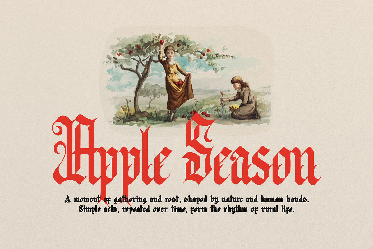 Pelysska Display Gothic Blackletter, a Blackletter Font by Denustudios (Photo 9 of 12)
