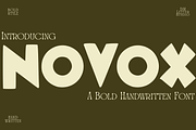 Novox Font – A Bold Handwritten, a Handwritten Font by Dm Studio (Thumbnail 1 of 10)