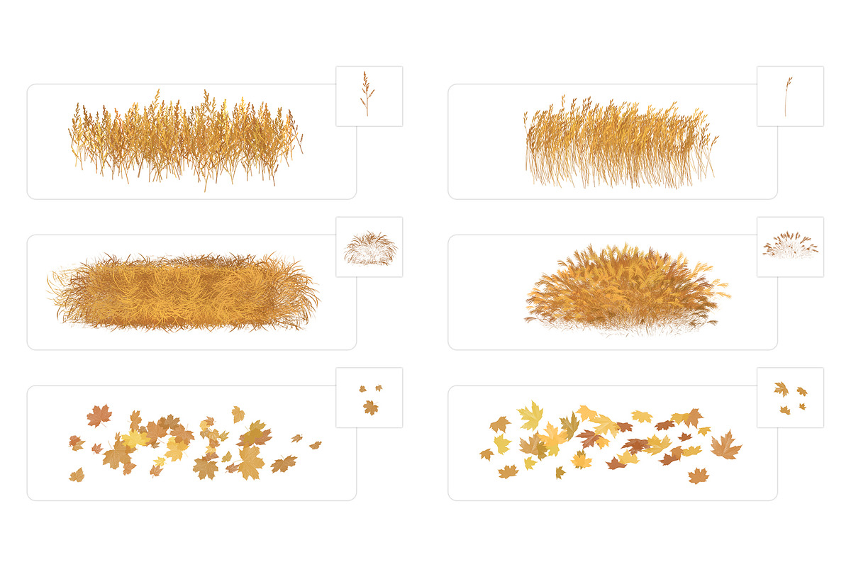 Autumn Fall Foliage Brushes, a Brush Add-On by Mohamed Saber (Photo 4 of 6)