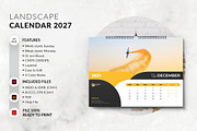 A3 Landscape Calendar 2027 Printable, a Stationery Template by MstArtwork (Thumbnail 4 of 6)