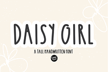 DAISY GIRL a Tall Handwritten Font