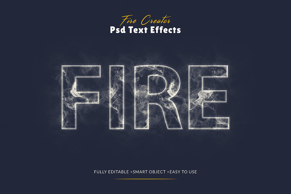 Editable Fire Text Effects, a Layer Style Add-On by MRI STUDIO (Photo 6 of 11)