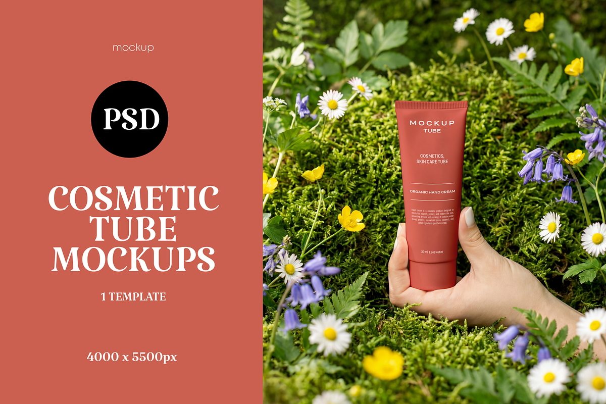 Cosmetic Tube Mockups, a Packaging Mockup by PopotLane (Photo 1 of 4)