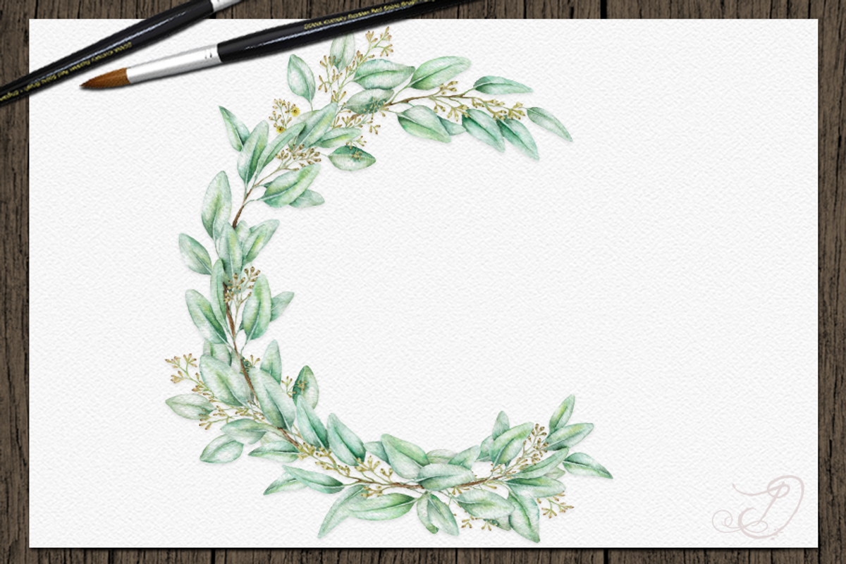 Seeded Eucalyptus Illustration, a Decorative Illustration by DioFlow (Photo 4 of 6)