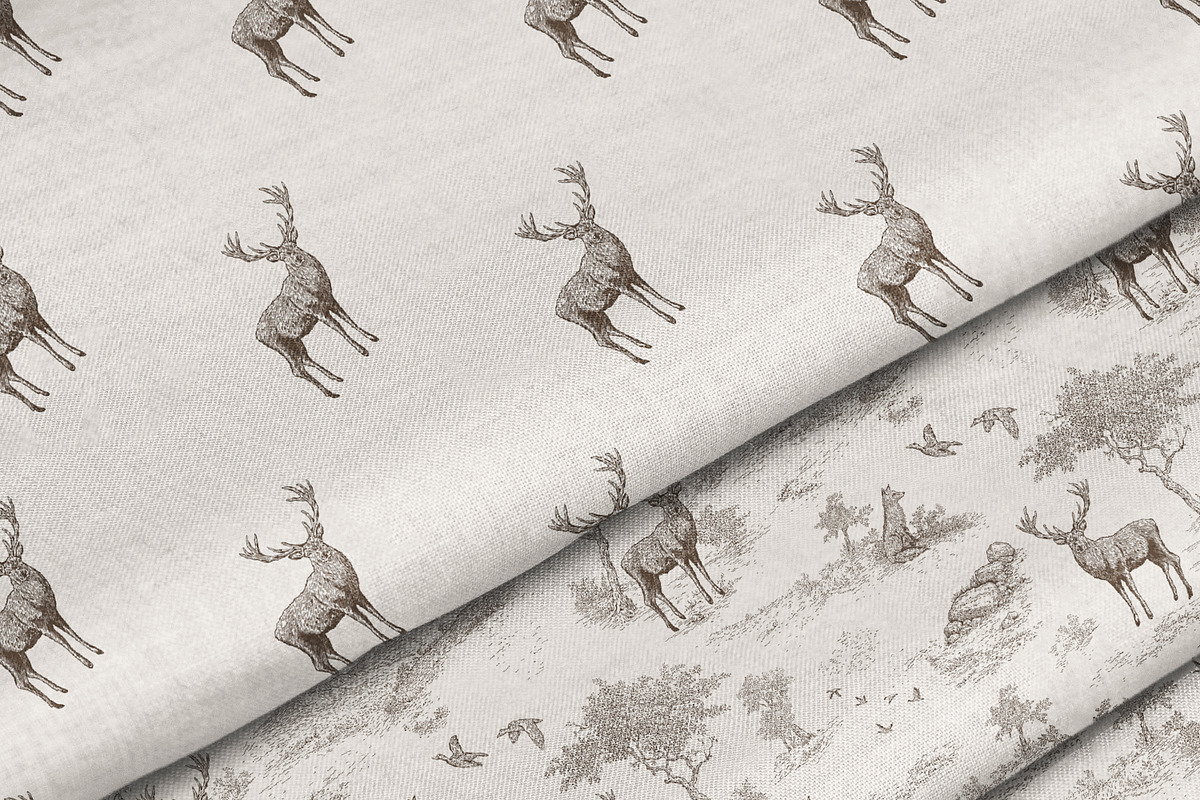 Rustic Hunting Toile Patterns, a Pattern Graphic by Ette Design (Photo 6 of 9)