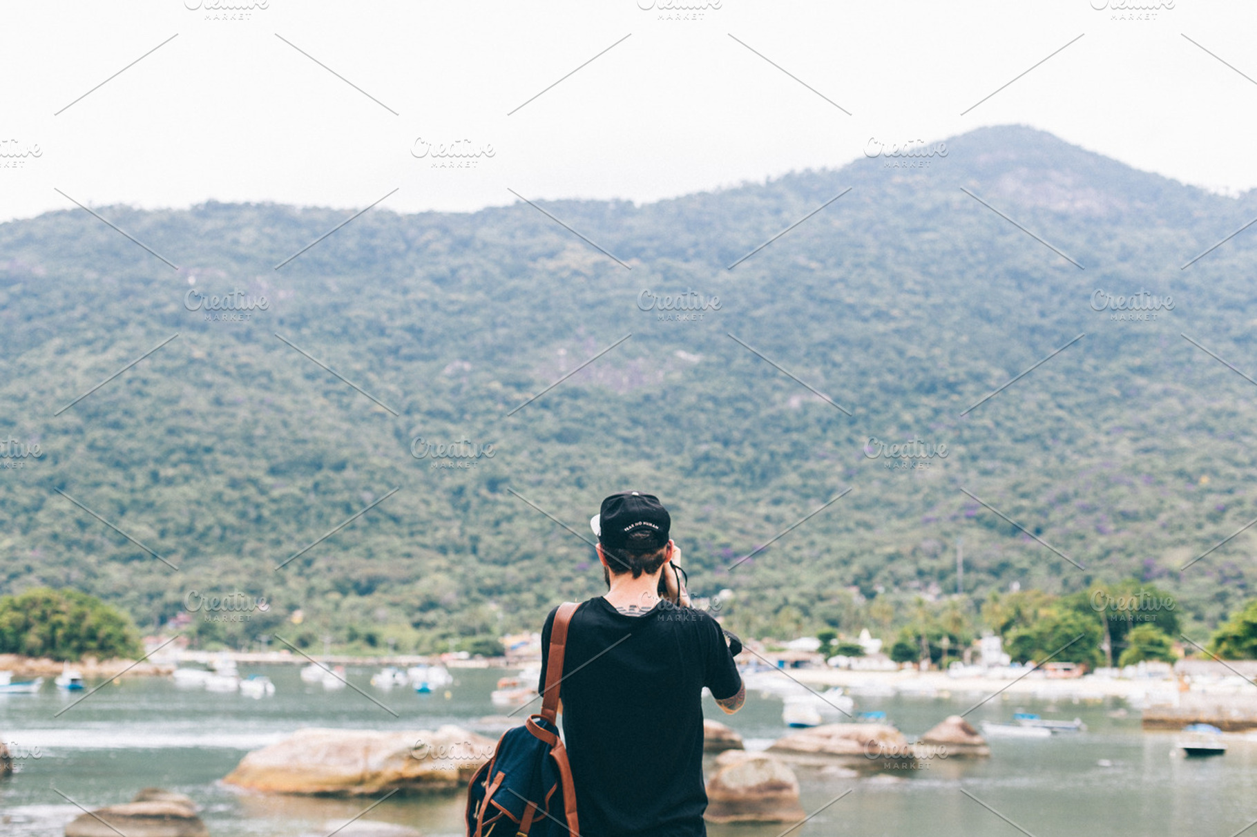Backpacker on ilha grande island 2 featuring ilha grande, rio de janeiro, and, a Holiday Photo by Walking Blonde