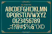 Cloresta, a Symbol Font by Vintage Division (Thumbnail 12 of 15)