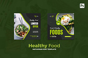 Healthy Food Instagram Post, a Social Media Template by CavenArt (Thumbnail 2 of 5)