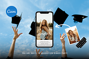 Graduation Invitation Class of 2025, an Invitation Template by Earth5168 (Thumbnail 2 of 9)