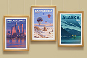 Travel posters. Part 6., an Illustration by Red Monkey (Thumbnail 5 of 13)