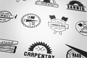 Carpentry Wood Badges Logos, a Branding & Logo Template by Krukowski Graphics (Thumbnail 1 of 5)