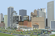 Realistic Lowpoly Simple City VR/AR, an Environmental 3D Model by NOMODOL (Thumbnail 15 of 59)