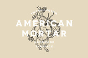 American Mortar -Vintage Font Family, a Serif Font by Creative Type (Thumbnail 4 of 10)