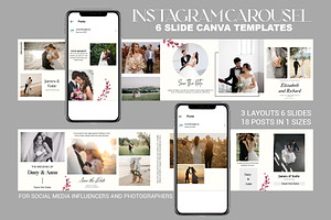 Instagram Carousel Templates Canva, a Social Media Template by zoomdesigns