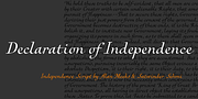 Independence Script, a Script Font by Alan Meeks Collection (Thumbnail 2 of 5)