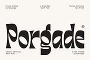 Porgade – Classic Editorial Serif, a Serif Font by Honestype (Thumbnail 1 of 12)