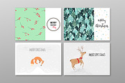 Christmas cards | vector & raster, a Card Template by Artem Vorotnikov (Thumbnail 2 of 9)