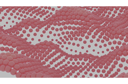 Mosaic surface with wave movements, an Arts & Entertainment Photo by Media Whale Stock
