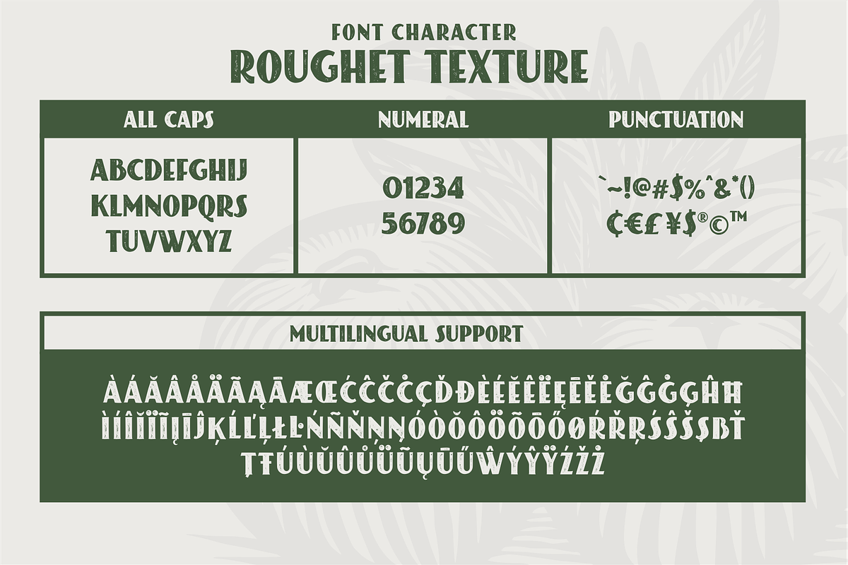 ROUGHET ROUGH TYPEFACE preview 7