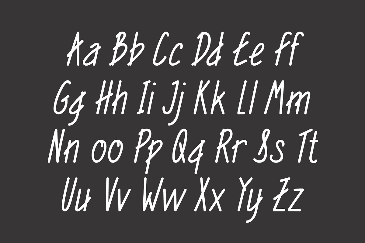 Dry Ice - Handwritten Font, a Handwritten Font by Pikgura (Photo 3 of 6)