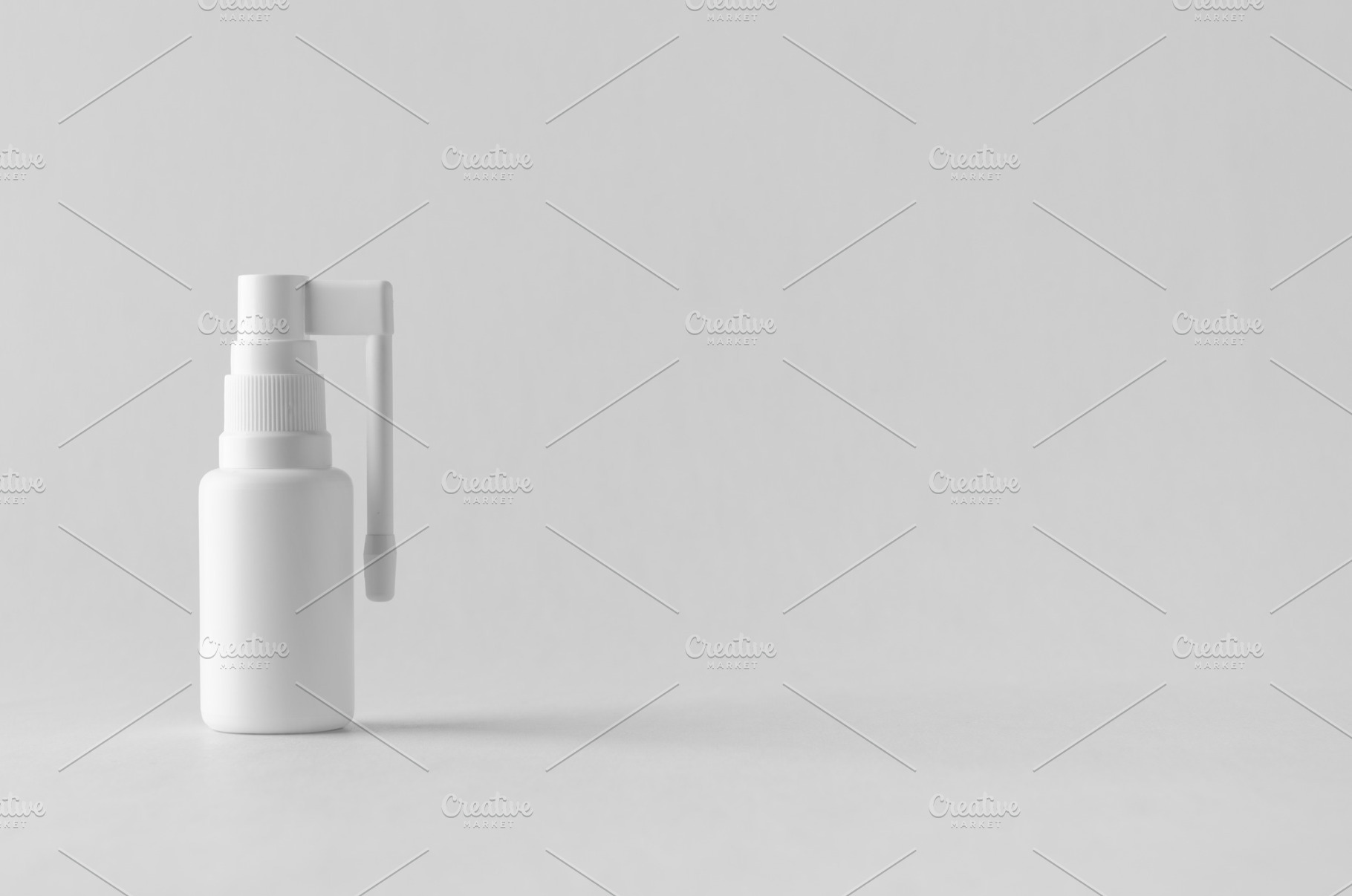 Throat spray pump mockup JPEG, a Health & Medical Photo by Shablon
