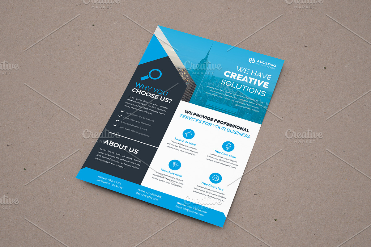 Flyer Template, a Flyer Template by Alice_s (Photo 2 of 10)