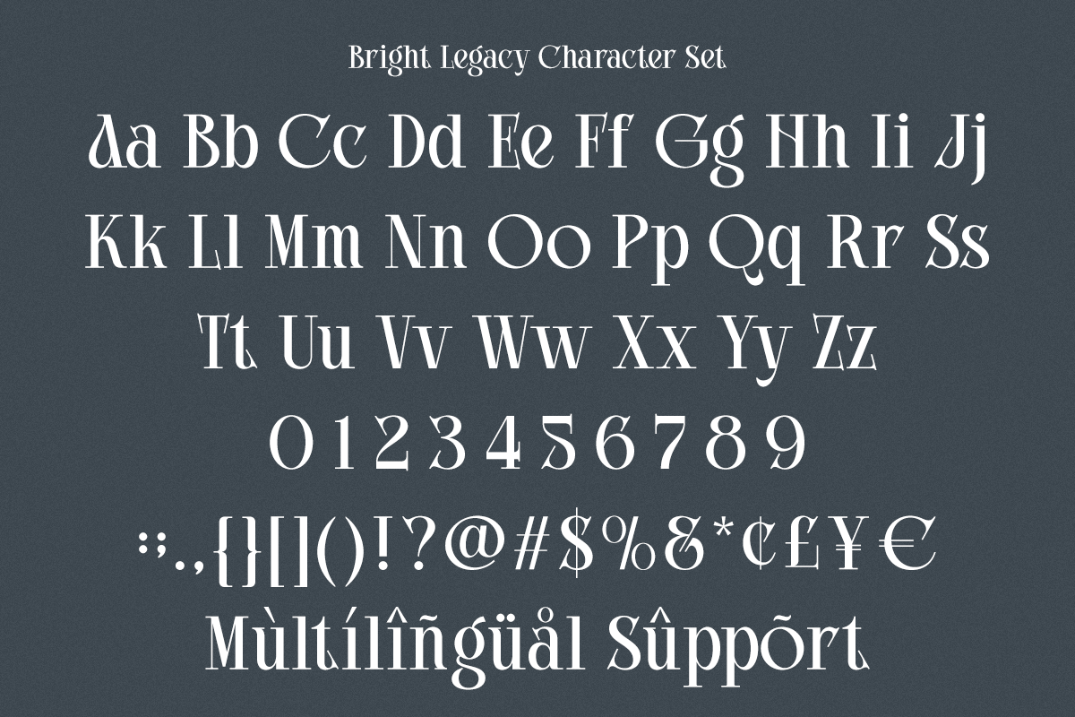 Bright Legacy - Family Luxury Font, a Serif Font by Say Studio (Photo 9 of 10)