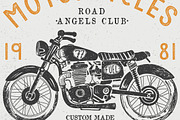 VECTOR SET OF MOTORCYCLE GRAPHICS, an Illustration by ulasokuyucu (Thumbnail 6 of 9)
