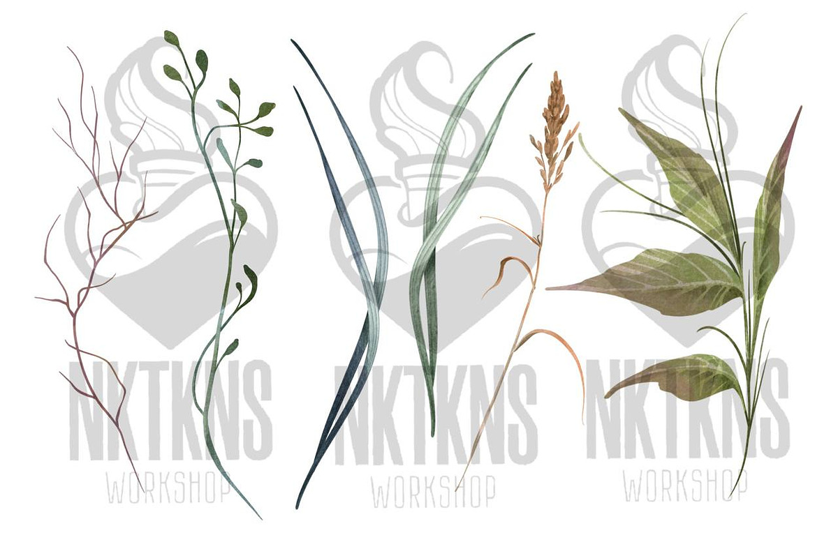 Watercolor Cute Forest clipart., an Animal Illustration by NKTKNS (Photo 8 of 10)