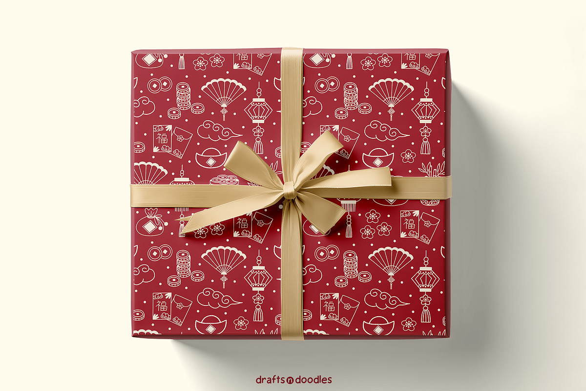 Chinese New Year Graphics Set, a Pattern Graphic by Drafts n Doodles (Photo 9 of 12)