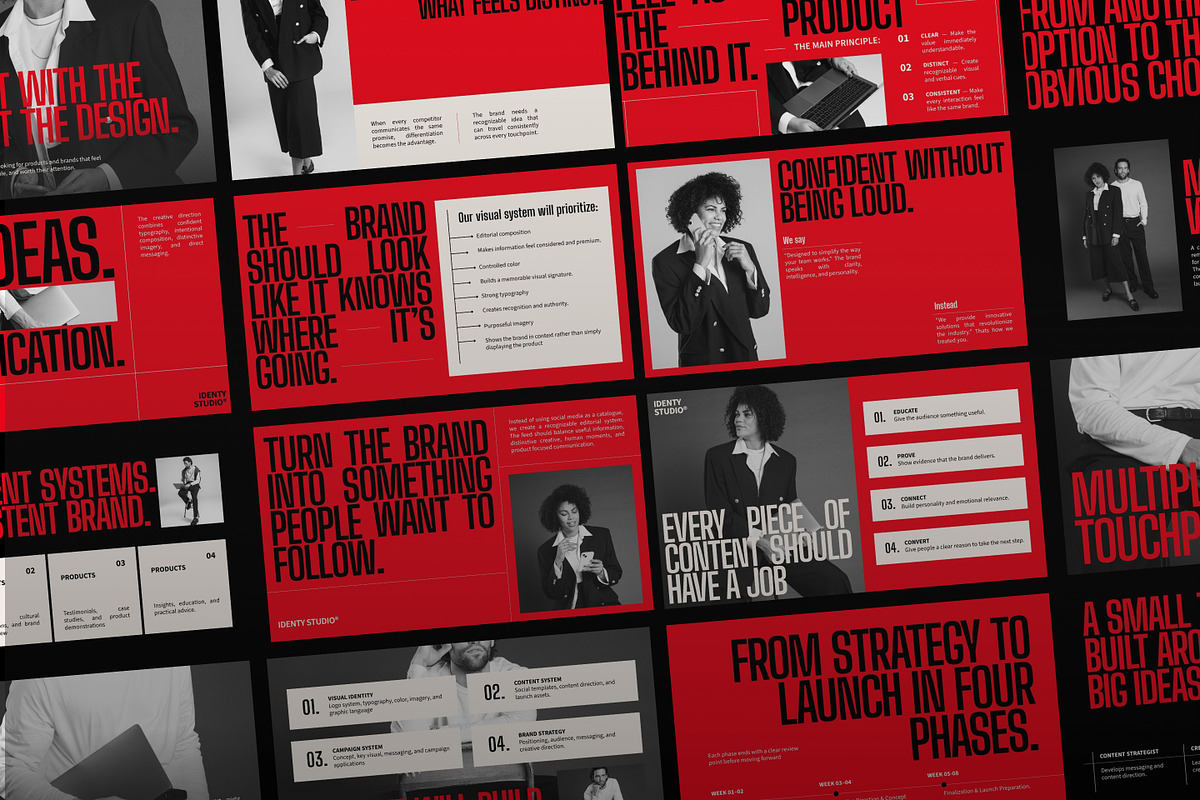 Creative Agency Pitch Deck Template, a Presentation Template by Identy Studio (Photo 4 of 7)