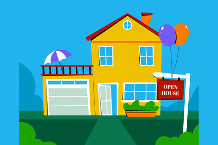 Open House Full Illustration
